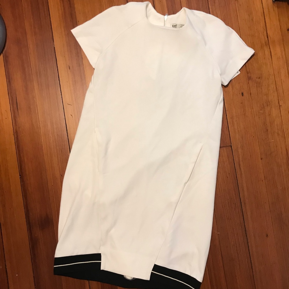 Zara trf collection XS White Sheath Dress